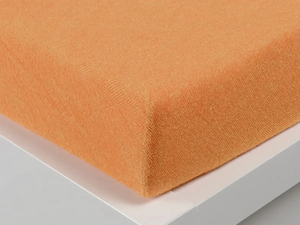 XPOSE® Froté plachta Exclusive - oranžová 180x200 cm