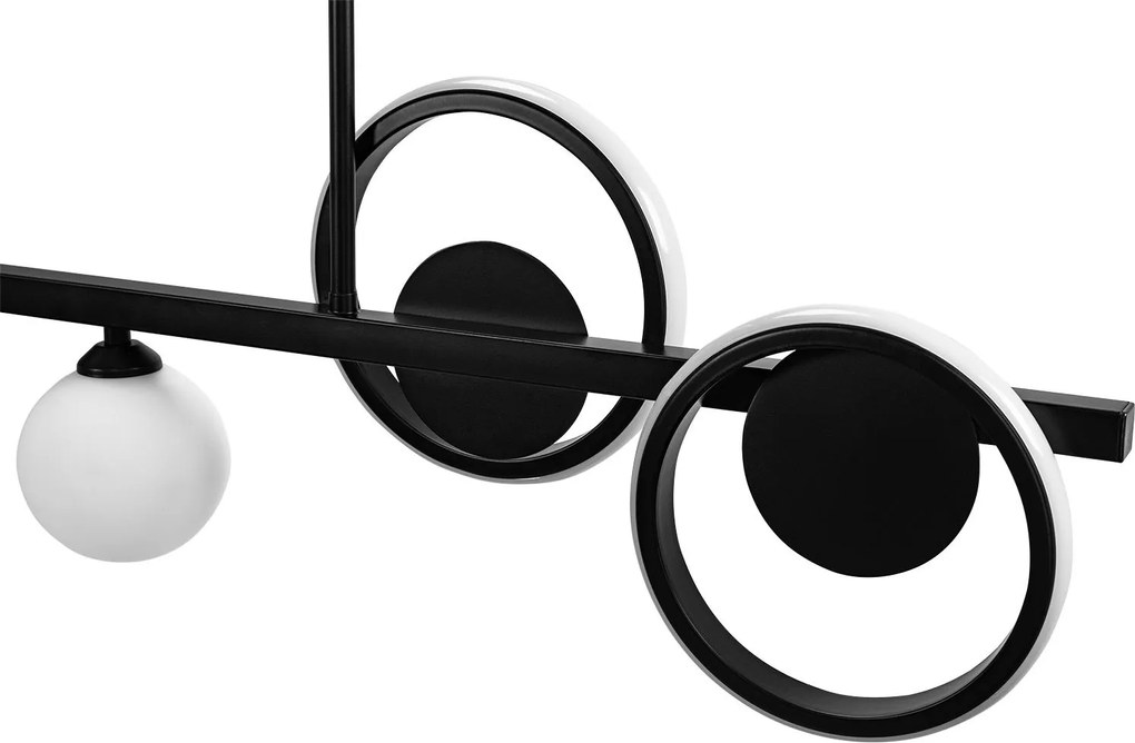 Toolight Toolight, LED stropné svietidlo 120cm APP1199-CP, čierna matná, OSW-04559