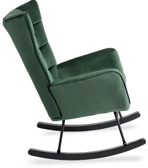 Kreslo ANTONIO hojdacie, zelené