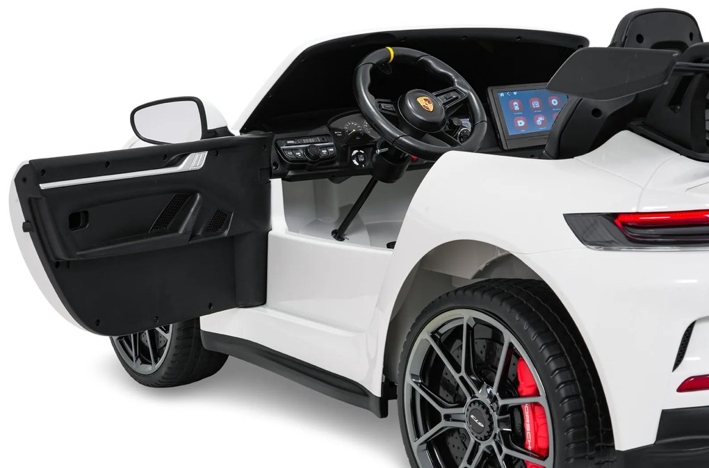 Detské elektrické autíčko Porsche 911 GT3 STRONG MP4 biele