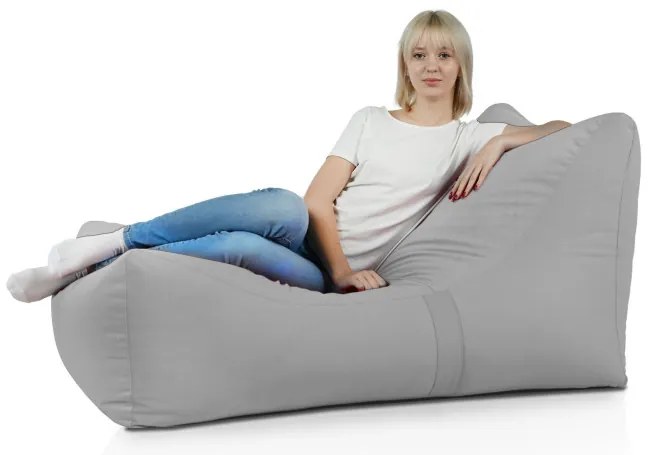 Plyšová leňoška svetlosivá