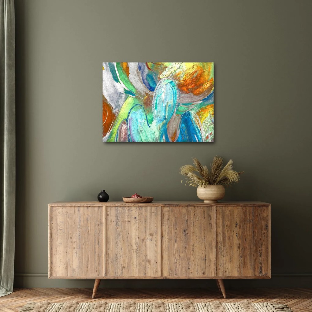 Obraz - Farebná abstrakcia (70x50 cm)
