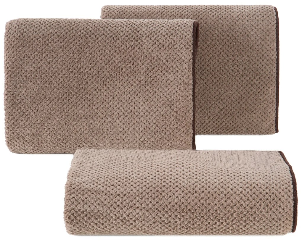 RÝCHLOSCHNÚCI UTERÁK Z MIKROVLÁKNA ZOE1 SADA 6KS 50X90 CM BÉŽOVÁ