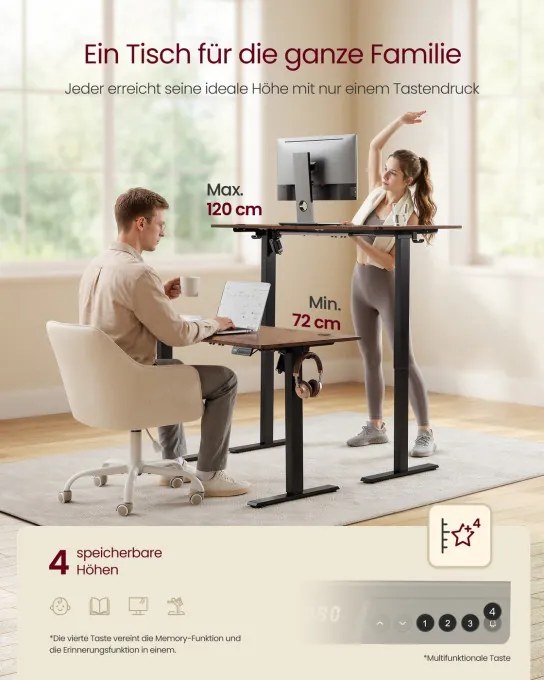 Elektrický pracovný stôl LSD312KD03