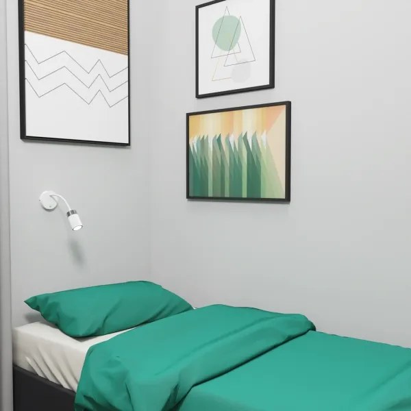 Flexibilná lampička JOKER 1xGU10/8W/230V biela/matný chróm