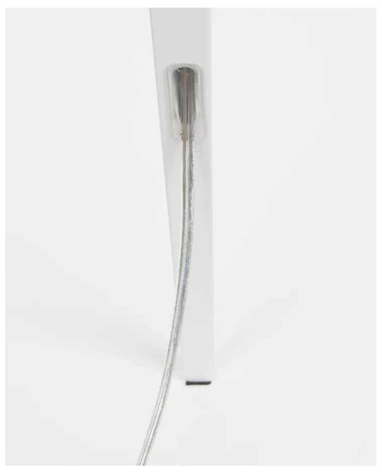 Biela stojacia lampa Zuiver Tripod, ø 50 cm