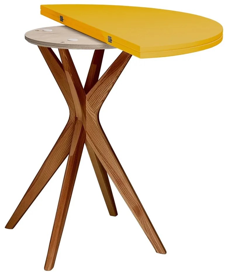 Okrúhly rozkladací jedálenský stôl 45x90 cm Jubi – Ragaba