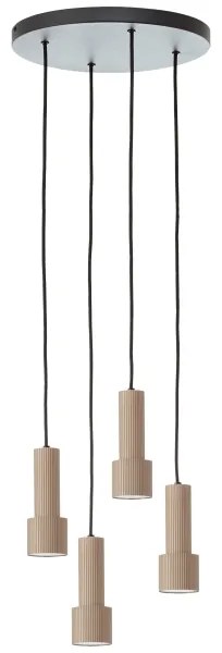 Brilliant - Luster na lanku CADIZ 4xGU10/10W/230V pr. 35 cm bronzová