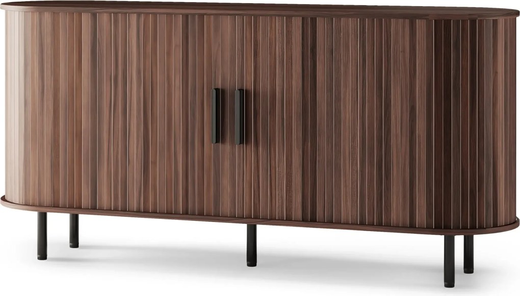 Komoda Gliss 160 cm orech tmavý