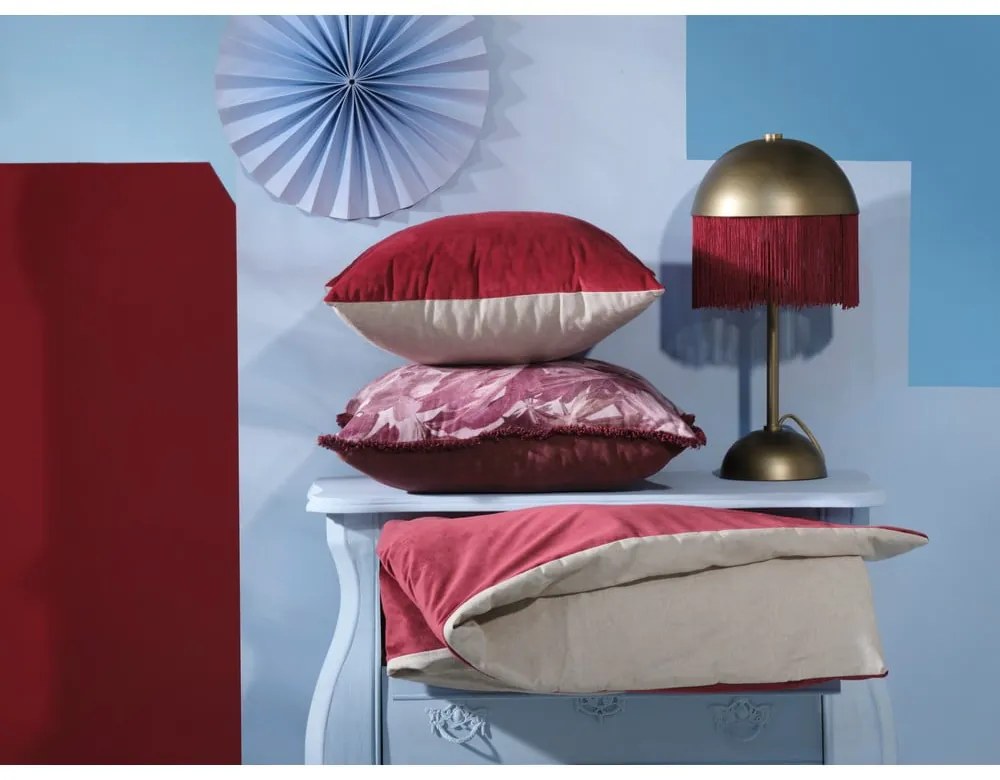 Červená prikrývka Hartman Jolie, 130 x 170 cm