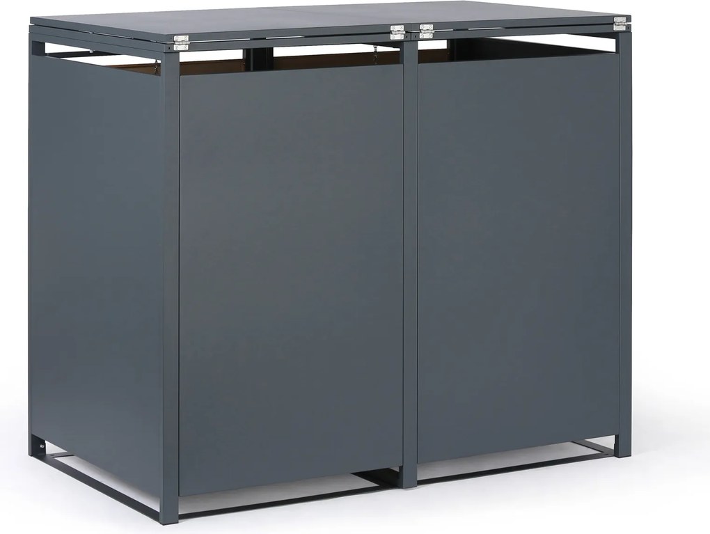 Prístrešok na popolnicu 240 l, 1160 x 695 x 800 mm, dekor dreva