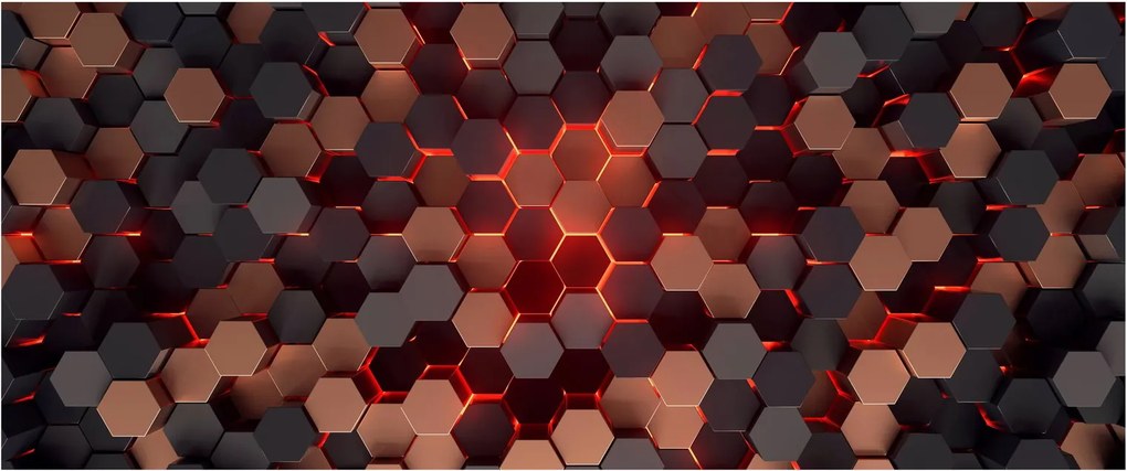 Obraz - Futuristická abstrakcia (120x50 cm)