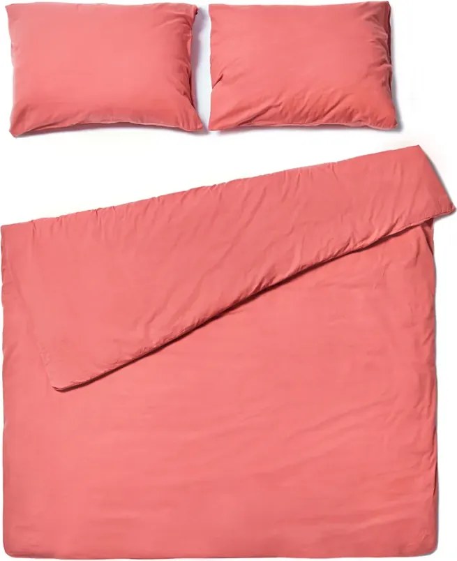 Bavlnené obliečky CALMORA ružové Rozmer obliečky: 2 ks 70 x 90 cm | 200 x 220 cm