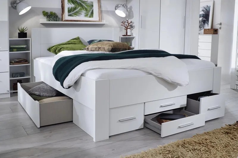 Posteľ Isotta 160x200 cm,biela