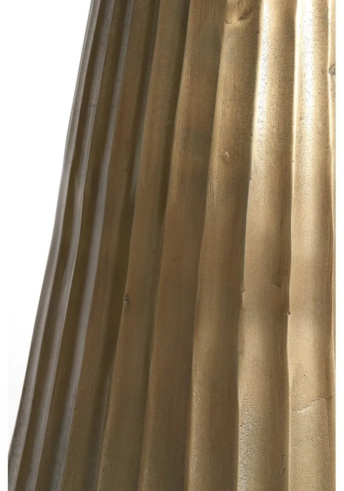 Okrúhly jedálenský stôl v bronzovej a prírodnej farbe s doskou v dekore mramoru ø 100 cm Rianne – Light & Living