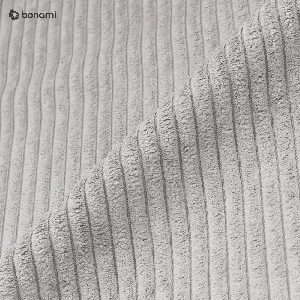 Svetlosivá boxspring posteľ s úložným priestorom 180x200 cm Lysa – Ropez