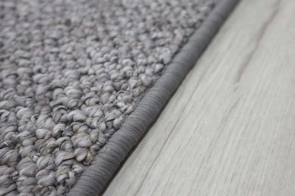 Vopi koberce Kusový koberec Wellington sivý - 50x80 cm