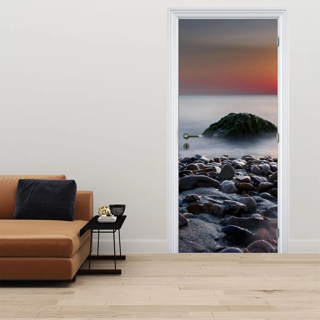 Fototapeta na dvere - Na pobreží (95x205cm)
