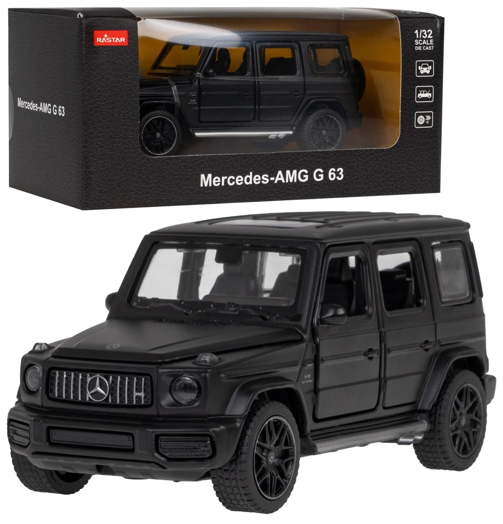 Rastar Kovový model autíčka Mercedes Benz AMG G63 1:32 Rastar –Čierne