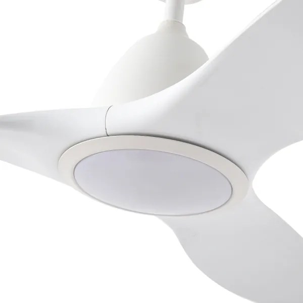 ZEVENTI - LED stropný ventilátor URBINO LED/20W/230V Wi-Fi Tuya biela + diaľkový ovládač