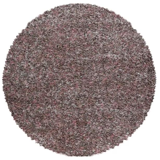 Ayyildiz Kusový koberec ENJOY 4500, Ružová Rozmer koberca: 120 cm KRUH