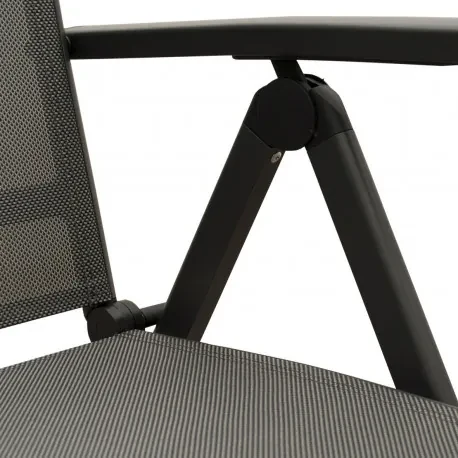 Doppler ACTIVE káro - záhradné polohovacie kreslo