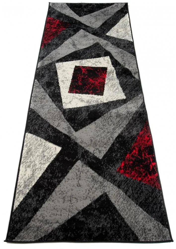 Kusový koberec PP Gil čierny atyp 100x150cm