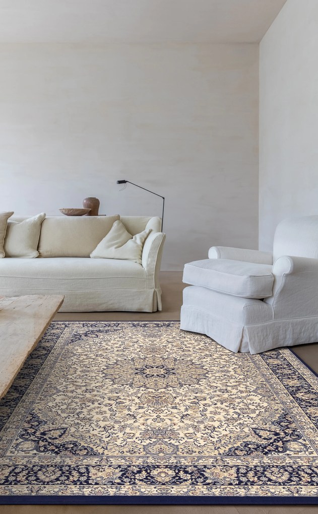 Kusový koberec Diamond 7252 100, 240x340, modrá, chodba / predsieň, Osta