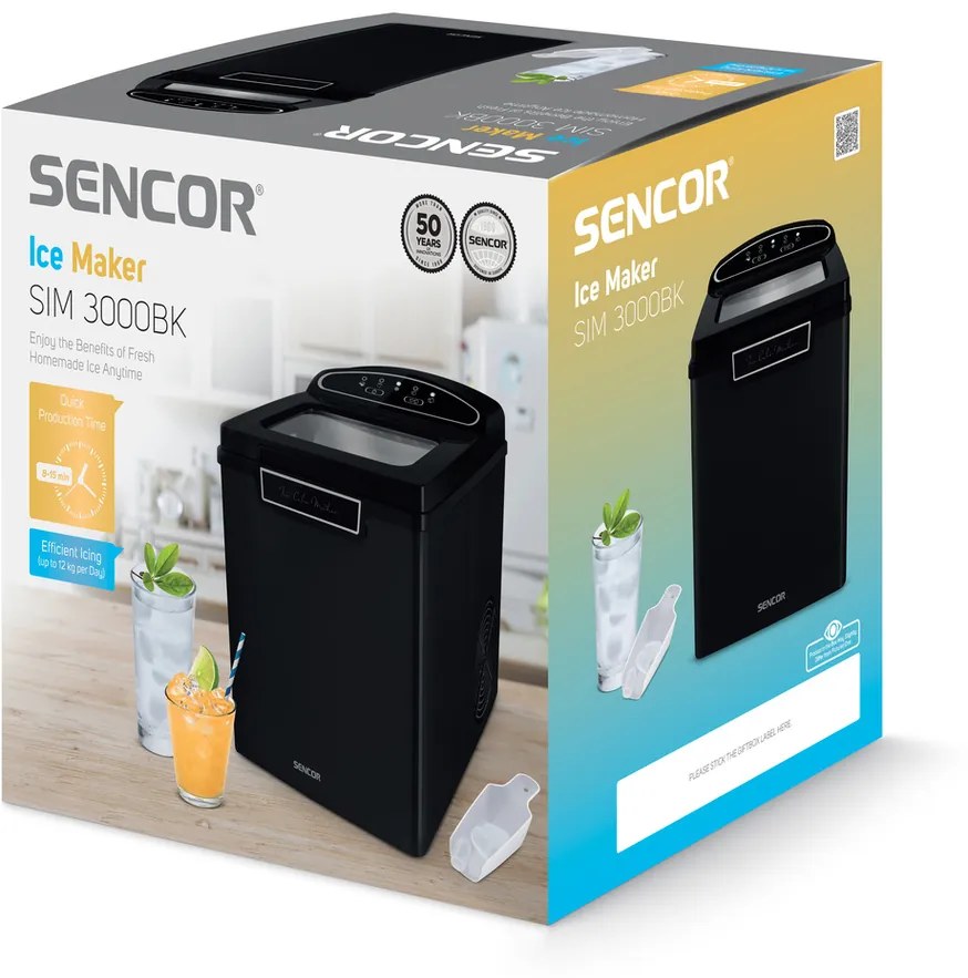 Výrobník ľadu SENCOR SIM 3000BK