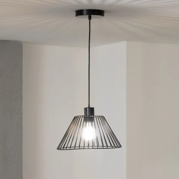 Brilagi - LED luster na lanku CERIA WIRE 1xE27/40W/230V priemer 30 cm čierna