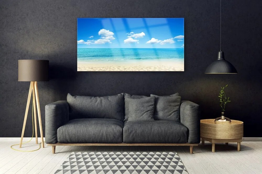 Obraz plexi More modré nebo 120x60 cm