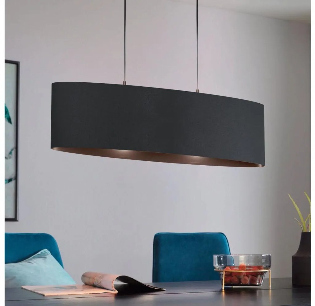 Eglo 99044 - Luster na lanku MASERLO 2xE27/40W/230V