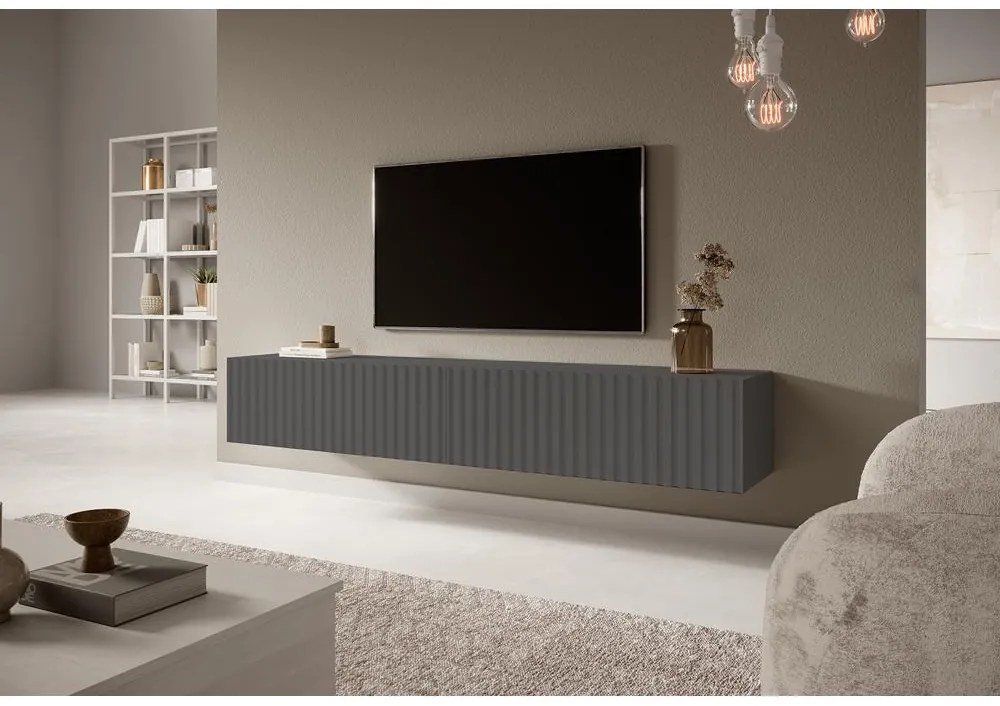 TV skrinka/stolík Tenessie 175 (grafit). Vlastná spoľahlivá doprava až k Vám domov. 1099053