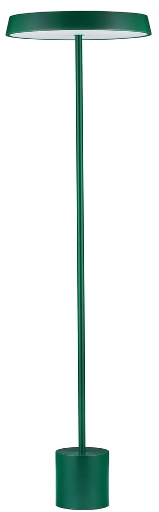 LED zeleno-čierna stojaca lampa Vetro