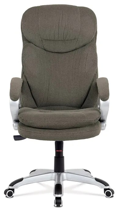 BONTEC Kancelárske kreslo, hojdací mechanizmus, šedá látka, KA-G198 GREY2 Farba: Strieborná