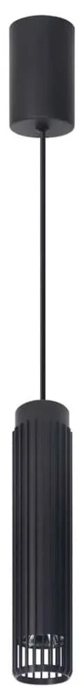 Luster na lanku VERTICAL 1xGU10/8W/230V čierna