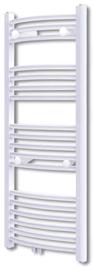Rebríkový radiátor na centrálne vykurovanie, zaoblený 600x1160 mm 140852