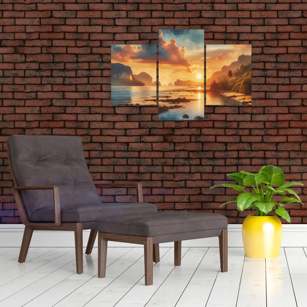 Obraz - Pohľad z pláže (90x60 cm)
