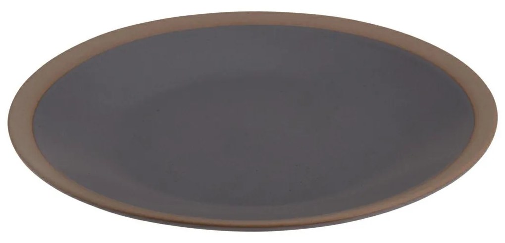 Kameninový dezertný tanier Clay, (fi) 18 cm, hnedý