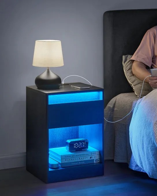 Nočný stolík s LED osvetlením LET618T22