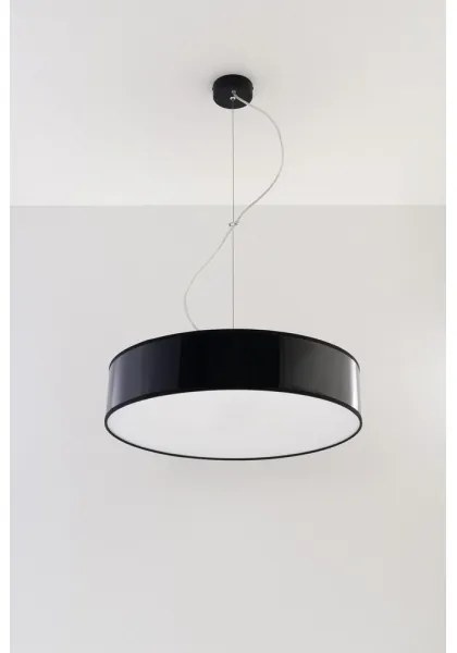 Luster na lanku ARENA 45 3xE27/60W/230V čierna