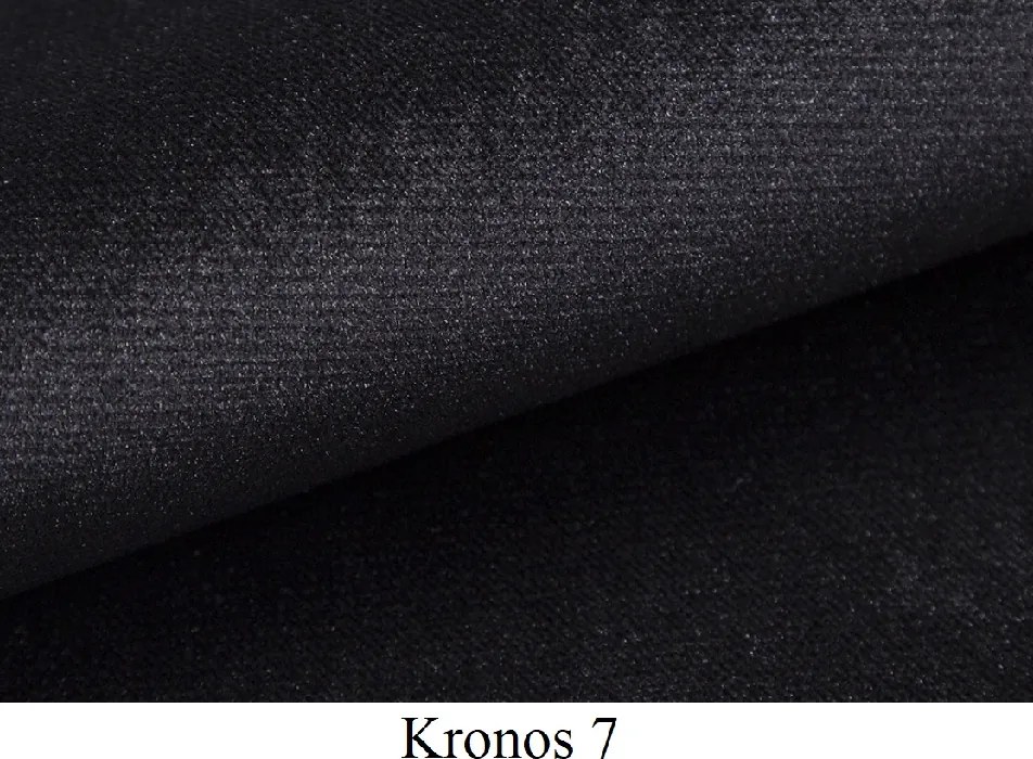 Čalúnená manželská posteľ s úložným priestorom Beneto 160 - čierna (Kronos 07)