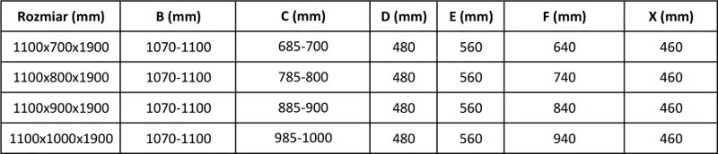 Mexen Apia, sprchový kút s posuvnými dverami 110 (dvere) x 100 (stena) cm, 6mm číre sklo, chrómový profil, 840-110-100-01-00