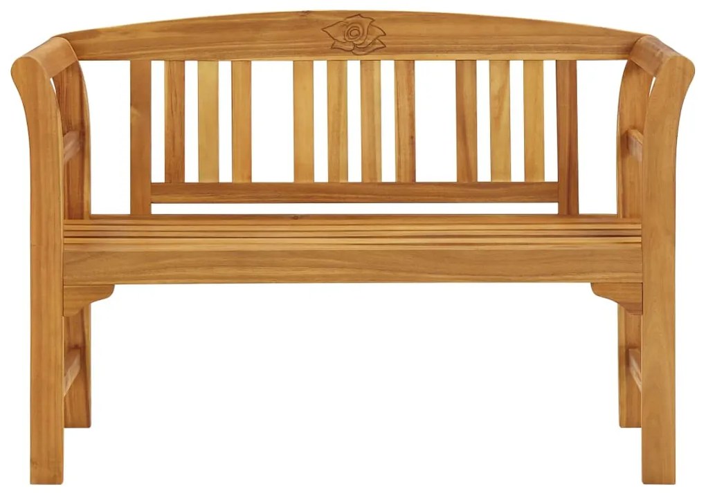 vidaXL Záhradná lavička 114 cm akáciový masív
