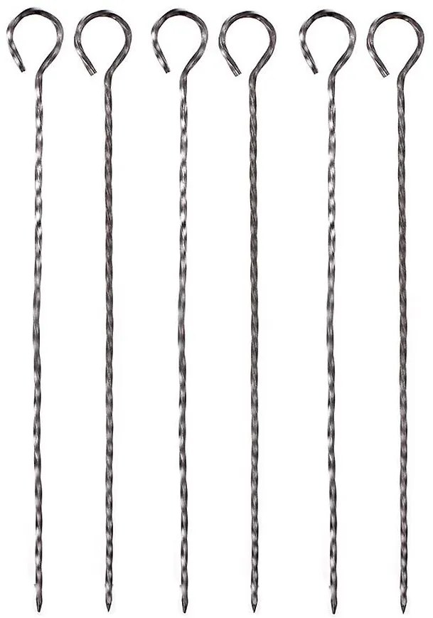 Grilovacie ihly, 6 ks 31,55 cm
