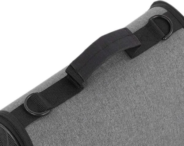 Prepravná taška pre mačky 41 cm - šedá