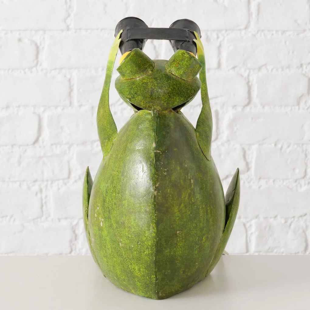 Záhradná kovová figúrka Fredo, 31x31 cm, zelená