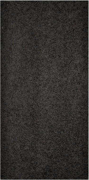 Vopi koberce Běhoun na míru Color Shaggy černý - šíře 60 cm s obšitím