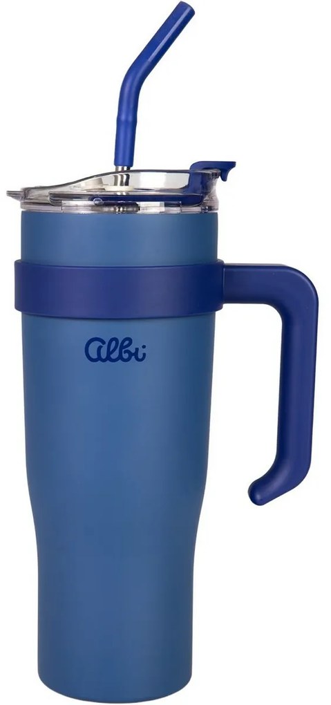 Albi Nehrdzavejúci termohrnček XXL 1200 ml, modrá