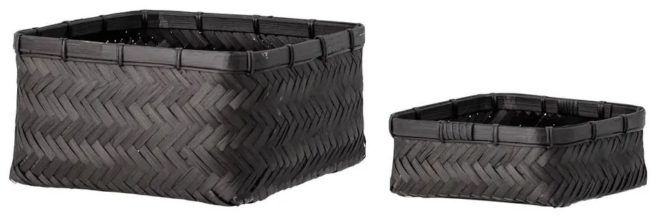 Bambusové košíky v súprave 2 ks 24x24x12 cm Donia – Bloomingville